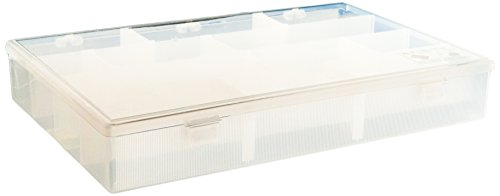 ArtBin 900 IDS Box with Dividers - Shatter Proof Art & Craft Storage Box, [1] Plastic Storage Case, Translucent