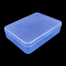 Load image into Gallery viewer, Goodma 8 Pieces Rectangular Plastic Boxes Empty Storage Organizer Containers with Hinged Lids for Small Items and Other Craft Projects (Blue, 4.5 x 3.3 x 1.1 inch)
