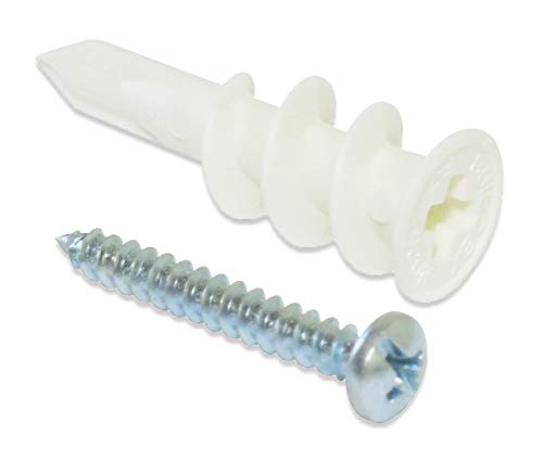 Self Drilling Drywall Plastic Anchors with Screws Kit