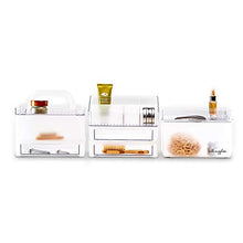Load image into Gallery viewer, madesmart Pull-out Drawer - Medium | Stack Collection | Frost | Stackable | BPA-Free, 10.13 x 7.25 x 2.38 in (25.71 x 18.42 x 6.03 cm) (79209)
