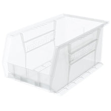 Load image into Gallery viewer, Akro-Mils 30240 AkroBins Plastic Storage Bin Hanging Stacking Containers, (15-Inch x 8-Inch x 7-Inch), Clear, (12-Pack)
