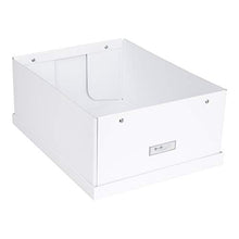 Load image into Gallery viewer, Bigso Katrin Collapsible Storage Box, 13.5 x 17.6 x 7.2 Inches, White
