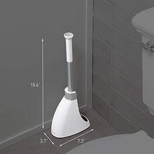 Load image into Gallery viewer, simplehuman Toilet Brush with Caddy, Stainless Steel, White
