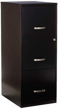Load image into Gallery viewer, Lorell LLR18573 File Cabinet, 35.5&quot;x14.3&quot;x18&quot;, Black
