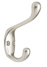 Load image into Gallery viewer, Liberty B42302Q-SN-C5 Heavy Duty Coat and Hat Hook, 3-inch, Matte Nickel
