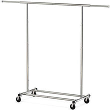 Load image into Gallery viewer, Simple Houseware Heavy Duty Clothing Garment Rack, Chrome
