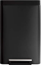 Load image into Gallery viewer, Kohler K-20940-BST 13-Gallon Step Trash Can, Black Stainless,Black Stainless Steel
