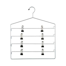 Load image into Gallery viewer, Organize It All Chrome 4 Tier Swing Arm Slack Closet Hanger
