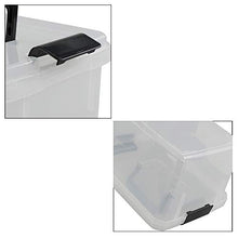 Load image into Gallery viewer, Nicesh 4.5 L Plastic Storage Box, Clear Latch Box, 4-Pack
