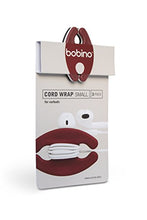 Load image into Gallery viewer, Bobino Cord Wrap - 3 Piece Pack - Multiple Colors - Stylish Cable and Wire Management/Organizer (Small, Charcoal/Cream/Burgundy)
