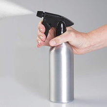 Load image into Gallery viewer, iDesign Metro Aluminum 12 oz. Spray Bottle - Brushed/Black
