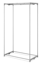 Load image into Gallery viewer, Whitmor Clothes Rack with Cover Portable Wardrobe Clothes Closet with Hanging Rack – 36” W x 64” H x 19.75” D – Perfect for Home, Storage Room, Dorm, etc. – Not for Outside Use - No-Tool Assembly

