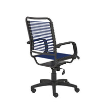 Load image into Gallery viewer, Eurø Style Bradley Bungie Office Chair, L: 27 W: 23 H: 37.5-43 SH: 17.5-23, Blue
