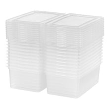 Load image into Gallery viewer, IRIS USA CNL-5 Clear non-latching box, 5 Qt, 20 Pack
