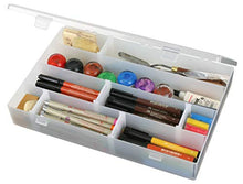 Load image into Gallery viewer, ArtBin 900 IDS Box with Dividers - Shatter Proof Art &amp; Craft Storage Box, [1] Plastic Storage Case, Translucent
