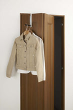 Load image into Gallery viewer, Yamazaki Home 7162 Over The Door Hooks - Folding Hanging Coat Rack, Black
