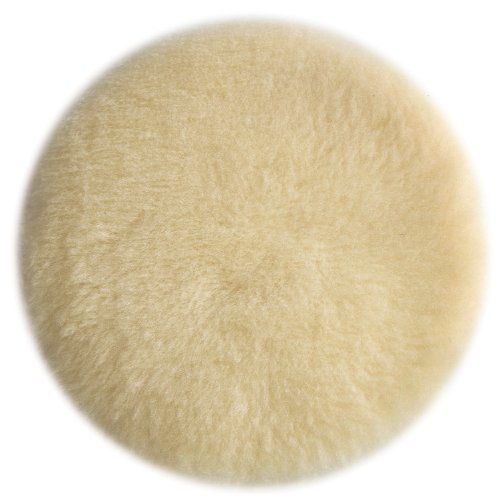 PORTER-CABLE Polishing Pad, Lambs Wool, Hook and Loop, 6-Inch (18007)