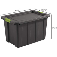 Load image into Gallery viewer, Sterilite 15273V04 30 gallon/114 L Latching Tuff1 Tote (4 Pack)
