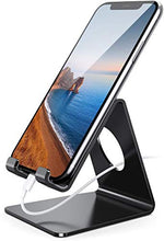Load image into Gallery viewer, Lamicall Cell Phone Stand, Phone Dock: Cradle, Holder, Stand for Office Desk - Black
