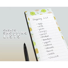 Load image into Gallery viewer, 6 Pack Magnetic Notepads for Fridge, Grocery To Do List (Floral, 3.5x9)
