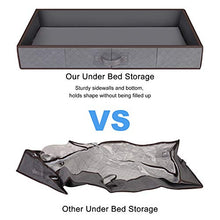 Load image into Gallery viewer, Anyoneer Under bed Storage Containers, Drawer Organizer, Set of 4, UnderBed Storage for Clothes, Blankets and Shoes, Woven Fabric with Panel Structure, 39.5&#39;&#39; x 17.7&#39;&#39; x 5.9&#39;&#39; (Gray)
