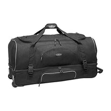 Load image into Gallery viewer, Travelers Club Adventure Upright Rolling Duffel Bag, Black, 36 Inch 119.0L
