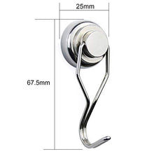 Load image into Gallery viewer, BAVITE Swivel Swing Magnetic Hook New Upgraded, 60LB (10 Pack)Refrigerator Magnetic Hooks ,Strong Neodymium Magnet Hook, Perfect for Refrigerator and Other Magnetic Surfaces,67.5mm(2.66in) in Length
