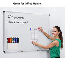 Load image into Gallery viewer, Magnetic Dry Erase Marker Holder, Pen and Eraser Holder for Whiteboard, Magnet Pencil Cup Utility Storage Organizer for Office, Refrigerator, Locker and Metal Cabinets (2 Pack)
