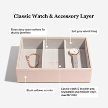 Load image into Gallery viewer, Stackers Blush Pink with Rose Gold Classic Jewelry Box - Set of 3
