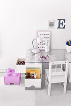 Load image into Gallery viewer, Room Copenhagen LEGO Brick Drawer, 8 Knobs, 2 Drawers, Stackable Storage Box, Bright Blue (40061731)
