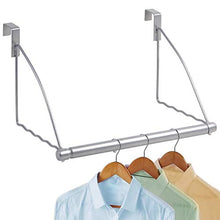 Load image into Gallery viewer, Over The Door Closet Valet- Over The Door Clothes Organizer Rack and Door Hanger for Clothing or Towel, Home and Dorm Room Storage and Organization - Fits Doors up Till 1¾” Thick
