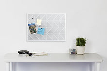 Load image into Gallery viewer, Umbra Trigon, Wall Mounted Bulletin Board, Magnetic Board, and Message Board, White
