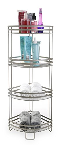 BINO 'Lafayette' Rust-Resistant 4-Tier Corner Spa Tower, Nickel – kitch ...