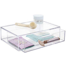 Load image into Gallery viewer, STORi Audrey Stackable Cosmetic Organizer Drawer 12&quot; Wide | Clear
