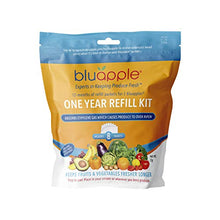 Load image into Gallery viewer, Bluapple One-Year Refill Kit 8 packets for two Bluapples for one year keeps produce fresh longer extends the life of produce! Organic, saves money
