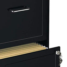Load image into Gallery viewer, Lorell File Cabinet, Black -

