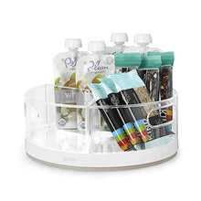 Load image into Gallery viewer, YouCopia Crazy Susan Kitchen Cabinet Turntable and Snack Organizer with Bins
