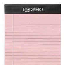 Load image into Gallery viewer, Amazon Basics Writing Pads, 5&quot; x 8&quot;, Narrow Ruled, Pink, Orchid &amp; Blue Paper, 6-Pack
