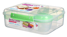 Load image into Gallery viewer, Sistema To Go Collection Bento Box Plastic Lunch and Food Storage Container, 55.7 Ounce, Multi Compartment (Color May Vary)
