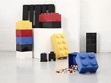Load image into Gallery viewer, LEGO Brick 4 Knobs Stackable Storage Box, Medium Stone Grey, 5.7 Litre

