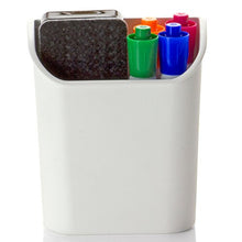 Load image into Gallery viewer, Officemate Magnet Plus Magnetic Pencil Cup, White (92540)
