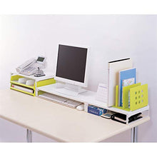 Load image into Gallery viewer, LIHIT LAB Desktop Stand, 9.8 x 15.4 x 3.1 inches, White (A7330-0)
