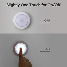 Load image into Gallery viewer, SOAIY Touch Light Battery Powered Ultra-Thin Touch Sensor LED Cabinet Lights, Bedroom, Magnet Stick-on Closet Light, LED Tap Night Lights for Kitchen, Stairs, Bar Pack of 3
