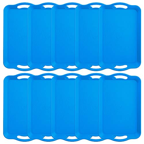 10-Pack Handled Cafeteria Trays - 14