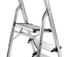 Load image into Gallery viewer, Polder LDR-3500RM Ultralight 3-Step Stool, 52.5&quot; Tall, 24.5&quot; Top Step, Aluminum
