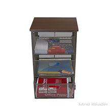 Load image into Gallery viewer, Mind Reader Rolling Storage Cart with 3 Drawers, File Storage Cart, Utility Cart, Office Cart Drawer Storage, Bathroom Storage
