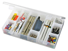 Load image into Gallery viewer, ArtBin 600 IDS Box with Dividers - Shatter Proof Art &amp; Craft Storage Box, 11 x 6.5 x 1.75 in., Translucent

