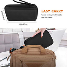 Load image into Gallery viewer, ProCase Hard Travel Tech Organizer Case Bag for Electronics Accessories Charger Cord Portable External Hard Drive USB Cables Power Bank SD Memory Cards Earphone Flash Drive -Black
