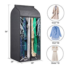 Load image into Gallery viewer, Zilink Hanging Garment Bags for Closet Storage 54 inch Dust-Free Large Garment Rack Cover Suit Bags Organizer Protector for Suit Coat Dress Closet Storage
