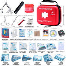 Load image into Gallery viewer, Compact First Aid Kit - Mini Survival Tools Box IFAK - Outdoor Medical Emergency Bag Lightweight for Emergencies at Home Car Camping Workplace Traveling Adventures Sports Hiking by deftget
